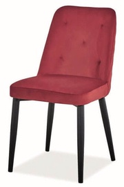 Стул для столовой Signal Meble Duran Velvet Bordeaux, 1 шт.