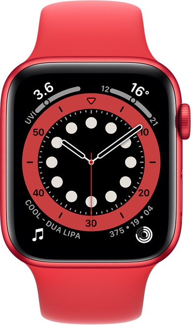 Умные часы Apple, красный