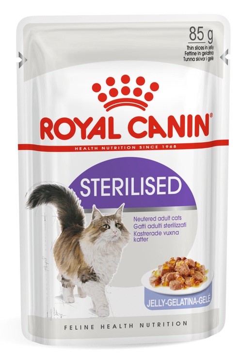 Влажный корм для кошек Royal Canin Sterilised, курица, 1.02 кг, 12 шт.