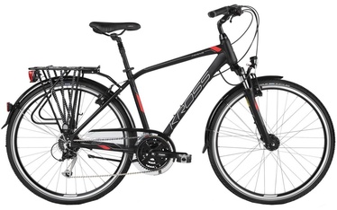 Kross Trans 5.0 M 28" Black Red Silver Matte 19