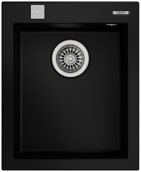 Кухонная раковина Teka Forsquare 34.40 TG Black, камень, 340 мм x 500 мм x 200 мм