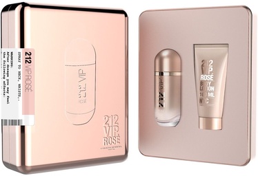 Набор для женщин Carolina Herrera 212 VIP ROSE 50 ml EDP + 75 ml Body Lotion