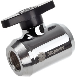 BitsPower Stop Valve WAZU-233 Shiny Silver