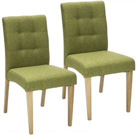 Стул для столовой Home4you Enrich Green, 2 шт.