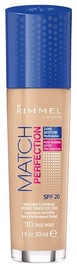 Rimmel London Match Perfection Foundation SPF20 30ml 103
