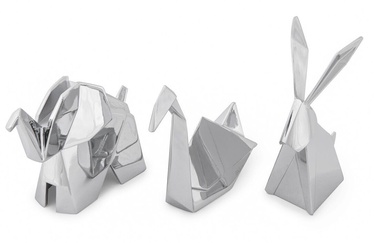 Фигурка Umbra Origami Jewelry Ring Holder Chrome 3pcs