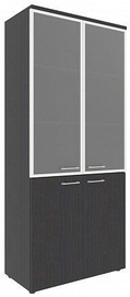 Skyland Xten XHC 85.7 Office Cabinet 85.6x195.5x43.2cm Legno Dark