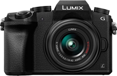Panasonic Lumix DMC-G7 LUMIX G VARIO 14-42mm f/3.5-5.6 II ASPH. Mega O.I.S. Black