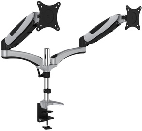Televizoriaus laikiklis Digitus Clamb Mount For Monitors With Gas Spring For Two LCD Monitors