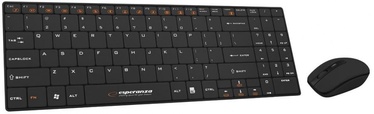 Esperanza EK122K Slim Wireless Keyboard + Wireless Mouse Black