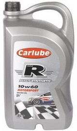 Машинное масло Carlube 10W - 60, синтетический, для легкового автомобиля, 5 л