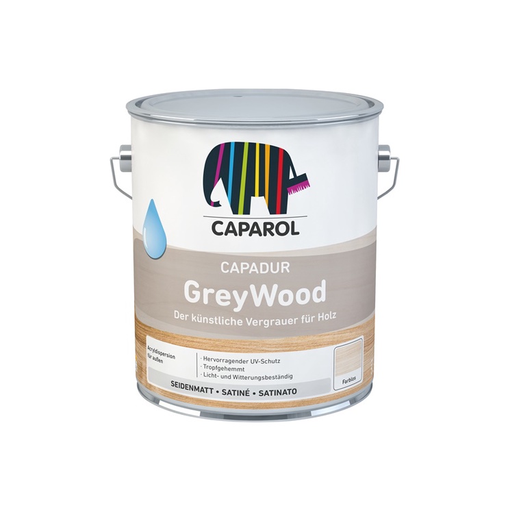 Glasuur Caparol Capadur Greywood, 0.75 l, valge