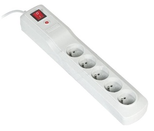 ActiveJet Surge Protector 5 Outlet 3m Grey
