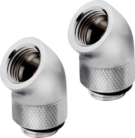 Corsair Hydro X Series 45° Rotary Adapter Twin Pack Chrome