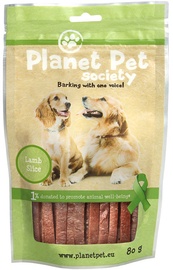Planet Pet Society Lamb Strips 80g