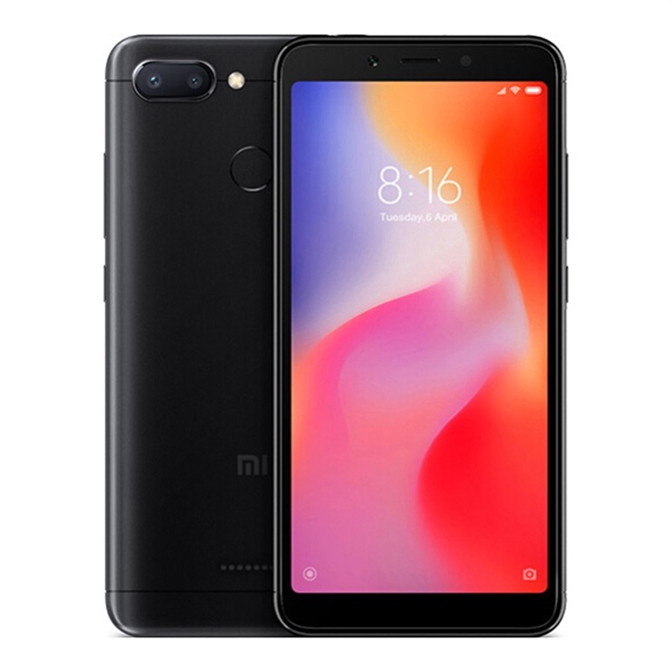 Mobilusis telefonas Xiaomi Redmi 6, juodas/pilkas, 3GB/32GB