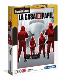 Puzle Clementoni Netflix La Casa De Papel 39532, 1000 gab.