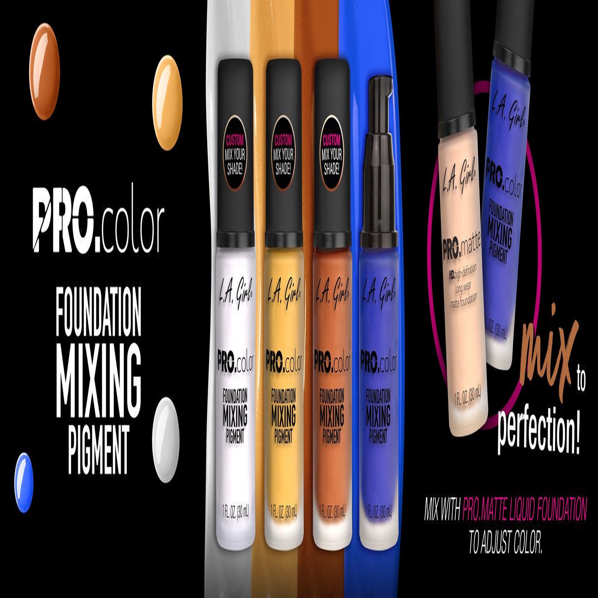 L.A. Girl PRO Color Foundation Mixing Pigment 30ml GLM713 Ksenukai.lv
