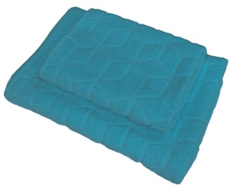 Полотенце для ванной/для сауны/пляжный Bradley Circles 130546, синий, 70 см x 140 см