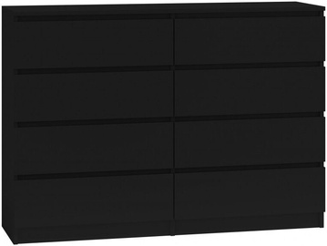 Kummut Top E Shop Malwa M8, must, 138 x 40 x 97 cm