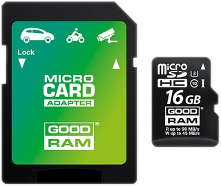 GoodRam M3AA 16GB microSDXC Class 10 + Adapter