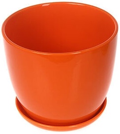 Verners Flower Pot Orange 20cm