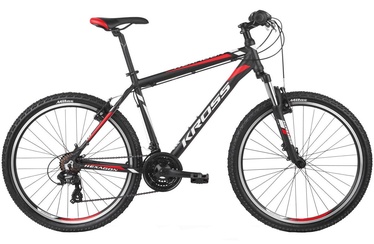 Kross Hexagon 1.0 L 26" Black White Red Matte 19