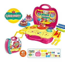 Radošais komplekts Bowa Dough Cake & Party 8729, daudzkrāsains