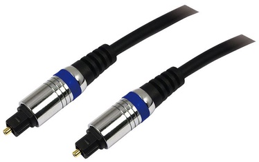 Laidas Logilink Optical Cable Toslink to Toslink Toslink, Toslink, 1.5 m, juoda