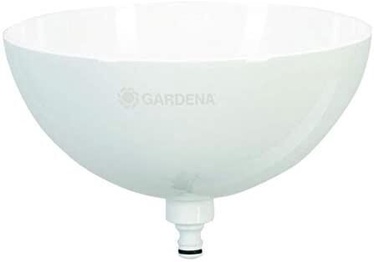 Puķu pods Gardena 11320-20, stikls/stikla šķiedra, Ø 25 cm, balta