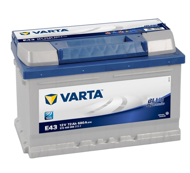 Аккумулятор Varta BD E43, 12 В, 72 Ач, 680 а