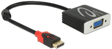 Juhe Delock Adapter DisplayPort 1.2 Male To VGA Female Black