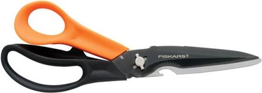 Ножницы Fiskars, простые, черный/oранжевый