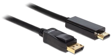 Провод Delock Displayport to HDMI Display port male, HDMI 19 pin male, 2 м, черный