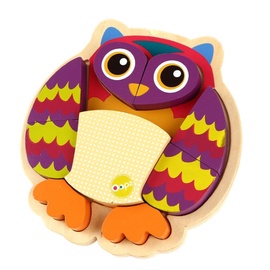 Oops Wooden Puzzle In Storage Frame Owl 9pcs 16002.12