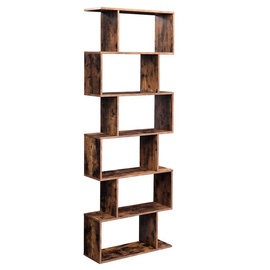 Songmics Bookcase 70x24x190.5cm Brown