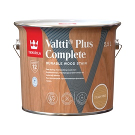 Puidukaitsevahend Tikkurila Valtti Plus Complete, itaalia mänd, 2.5 l