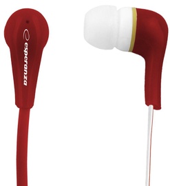 Laidinės ausinės Esperanza Lollipop EH146, raudona