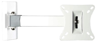 Televizoriaus laikiklis 4World Wall Mount For Monitor Adjustable 10-25" White