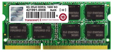 Operatīvā atmiņa (RAM) Transcend JetRam TS8GJMA384H DDR3 (SO-DIMM) 8 GB