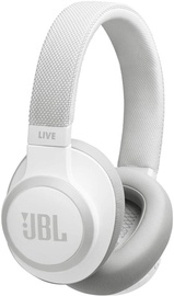 Ausinės JBL Live 650 White, belaidės