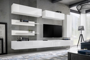 ASM Fly L1 Living Room Wall Unit Set White