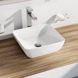 Раковина для ванной Ravak Uni Slim, керамика, 420 мм x 420 мм x 135 мм