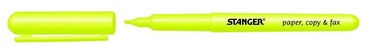 Stanger Highlighter Pen 1-3mm 10pcs Yellow 180001900