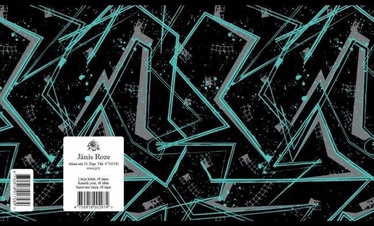 Jānis Roze Notebook A5 JR8 48 Pages Abstract Black