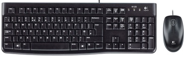 Klaviatuur Logitech MK120 DE OEM EN/DE, must