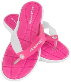 Шлепанцы Aqua Speed Bali, белый/розовый, 40