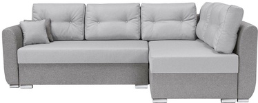 Black Red White Leon Lux 3DL.RECBKMU Corner Sofa Malmo New-90/Malmo New-83 Grey