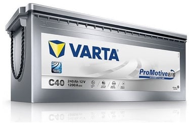 Akumulators Varta ProMotive EFB C40, 12 V, 240 Ah, 1200 A