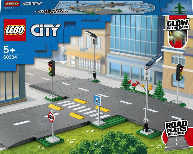 Konstruktor LEGO City Teeplaadid 60304, 112 tk